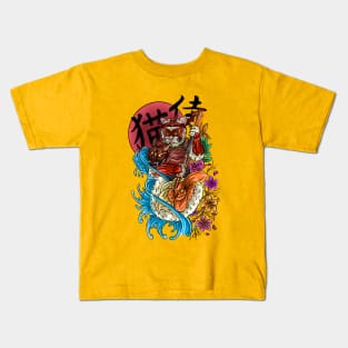 Neko Samurai Kids T-Shirt